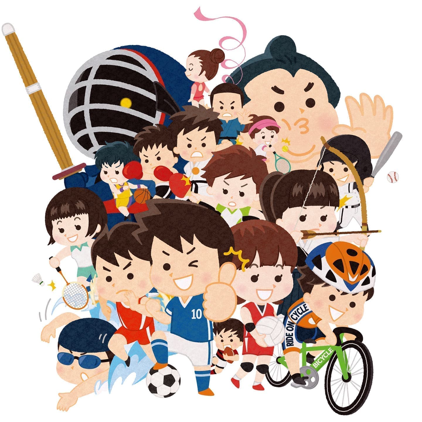 クラブ活動イラスト